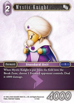 Mystic Knight (3-116C) (OPUS III) - Premium Final Fantasy Single from Opus III - Just $0.25! Shop now at Game Crave Tournament Store