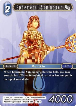 Ephemeral Summoner (OPUS III) Foil - Premium Final Fantasy Single from Opus III - Just $0.25! Shop now at Game Crave Tournament Store