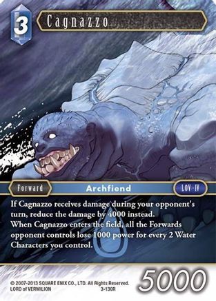 Cagnazzo (OPUS III) Foil - Premium Final Fantasy Single from Opus III - Just $0.28! Shop now at Game Crave Tournament Store