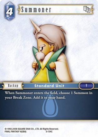 Summoner (3-134C) (OPUS III) Foil - Premium Final Fantasy Single from Opus III - Just $0.25! Shop now at Game Crave Tournament Store
