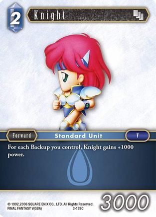 Knight (OPUS III) Foil - Premium Final Fantasy Single from Opus III - Just $0.28! Shop now at Game Crave Tournament Store