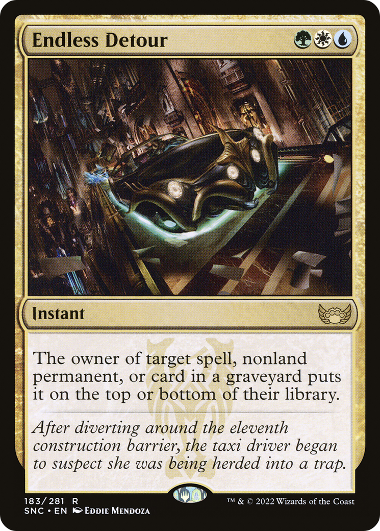 Endless Detour (SNC-183) - Streets of New Capenna - Premium MTG Single from Wizards of the Coast - Just $0.08! Shop now at Game Crave Tournament Store