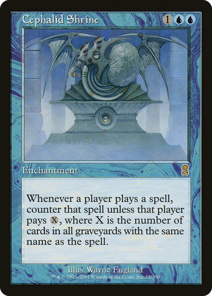 Cephalid Shrine (ODY-075) - Odyssey Foil - Premium MTG Single from Wizards of the Coast - Just $3.60! Shop now at Game Crave Tournament Store