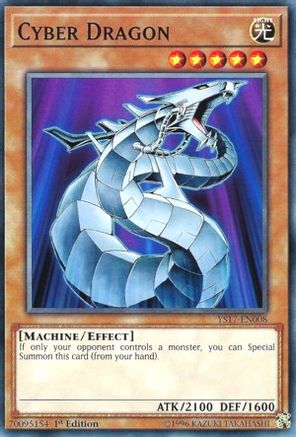 Cyber Dragon (YS17-EN008) - Starter Deck: Link Strike 1st Edition - Premium Yugioh Single from Konami - Just $0.08! Shop now at Game Crave Tournament Store