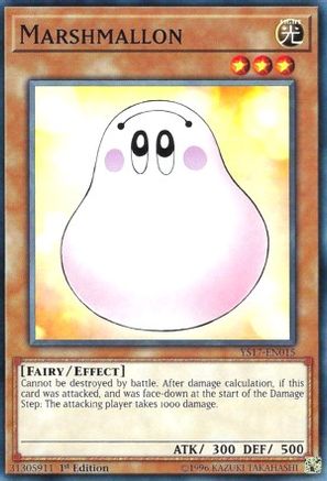 Marshmallon (YS17-EN015) - Starter Deck: Link Strike 1st Edition - Premium Yugioh Single from Konami - Just $0.10! Shop now at Game Crave Tournament Store