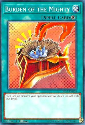 Burden of the Mighty (YS17-EN029) - Starter Deck: Link Strike 1st Edition - Premium Yugioh Single from Konami - Just $0.08! Shop now at Game Crave Tournament Store