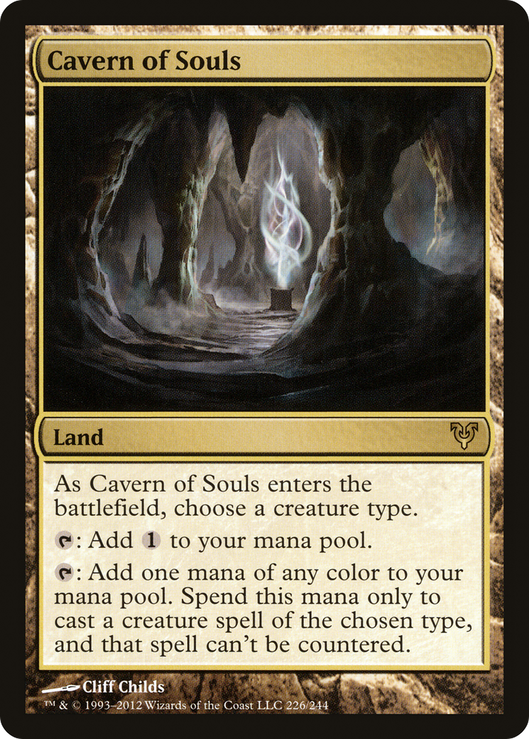 Cavern of Souls (AVR-226) - Avacyn Restored - Premium MTG Single from Wizards of the Coast - Just $33.16! Shop now at Game Crave Tournament Store