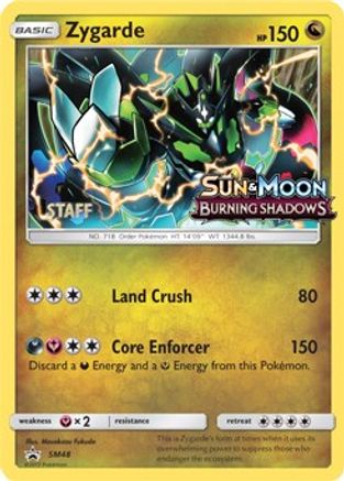 Zygarde - SM48 (Prerelease) [Staff] SM48 - SM Promos Holofoil - Premium Pokemon Single from Nintendo - Just $10.96! Shop now at Game Crave Tournament Store