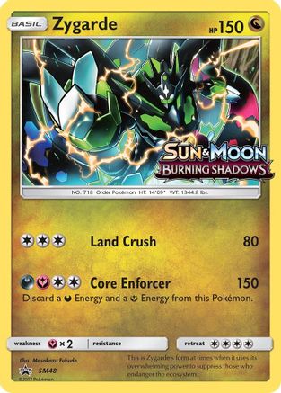 Zygarde SM48/248 - SM Black Star Promos Holofoil - Premium Pokemon Single from Nintendo - Just $3.12! Shop now at Game Crave Tournament Store