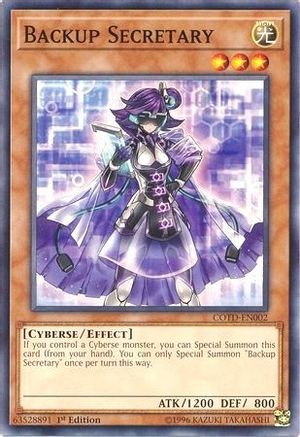 Backup Secretary (COTD-EN002) - Code of the Duelist Unlimited - Premium Yugioh Single from Konami - Just $0.25! Shop now at Game Crave Tournament Store