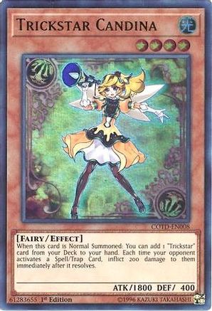 Trickstar Candina (COTD-EN008) - Code of the Duelist 1st Edition - Premium Yugioh Single from Konami - Just $2.34! Shop now at Game Crave Tournament Store