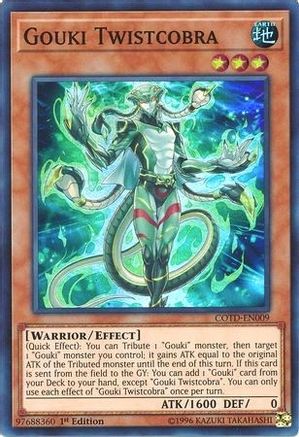 Gouki Twistcobra (COTD-EN009) - Code of the Duelist Unlimited - Premium Yugioh Single from Konami - Just $0.25! Shop now at Game Crave Tournament Store