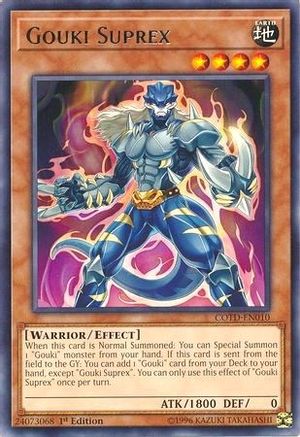 Gouki Suprex (COTD-EN010) - Code of the Duelist 1st Edition - Premium Yugioh Single from Konami - Just $0.08! Shop now at Game Crave Tournament Store