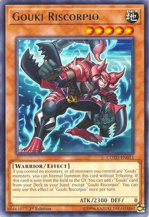 Gouki Riscorpio (COTD-EN011) - Code of the Duelist Unlimited - Premium Yugioh Single from Konami - Just $0.24! Shop now at Game Crave Tournament Store