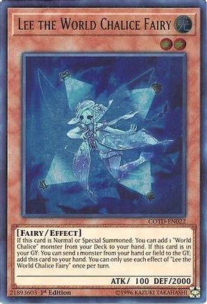 Lee the World Chalice Fairy (COTD-EN022) - Code of the Duelist 1st Edition - Premium Yugioh Single from Konami - Just $0.30! Shop now at Game Crave Tournament Store