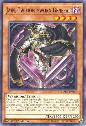 Jain, Twilightsworn General (COTD-EN024) - Code of the Duelist Unlimited - Premium Yugioh Single from Konami - Just $0.25! Shop now at Game Crave Tournament Store
