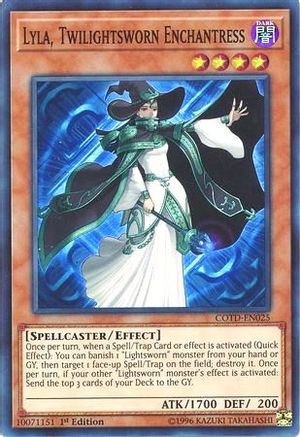 Lyla, Twilightsworn Enchantress (COTD-EN025) - Code of the Duelist 1st Edition - Premium Yugioh Single from Konami - Just $0.25! Shop now at Game Crave Tournament Store
