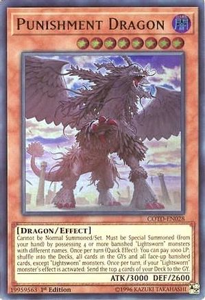 Punishment Dragon (COTD-EN028) - Code of the Duelist 1st Edition - Premium Yugioh Single from Konami - Just $0.34! Shop now at Game Crave Tournament Store