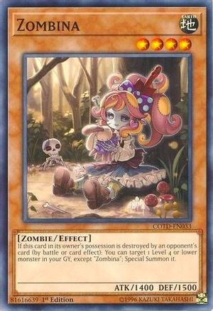 Zombina (COTD-EN033) - Code of the Duelist 1st Edition - Premium Yugioh Single from Konami - Just $0.25! Shop now at Game Crave Tournament Store