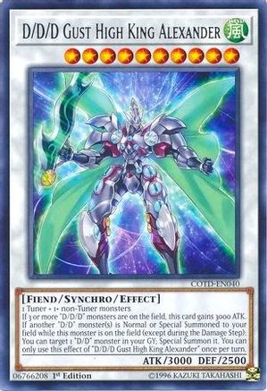D/D/D Gust High King Alexander (COTD-EN040) - Code of the Duelist Unlimited - Premium Yugioh Single from Konami - Just $0.38! Shop now at Game Crave Tournament Store
