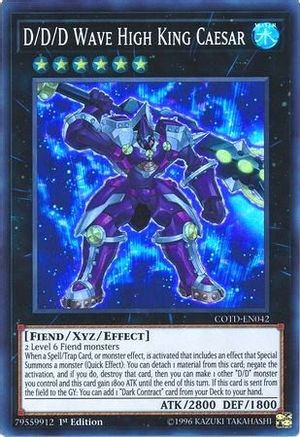 D/D/D Wave High King Caesar (COTD-EN042) - Code of the Duelist Unlimited - Premium Yugioh Single from Konami - Just $1.73! Shop now at Game Crave Tournament Store