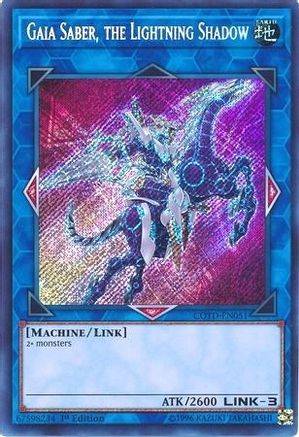 Gaia Saber, the Lightning Shadow (COTD-EN051) - Code of the Duelist Unlimited - Premium Yugioh Single from Konami - Just $0.30! Shop now at Game Crave Tournament Store
