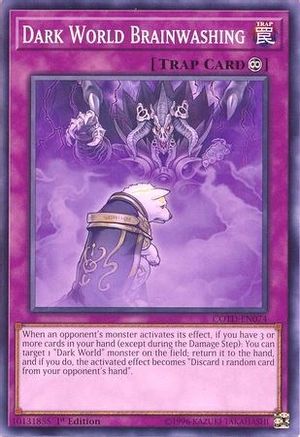 Dark World Brainwashing (COTD-EN074) - Code of the Duelist Unlimited - Premium Yugioh Single from Konami - Just $0.08! Shop now at Game Crave Tournament Store