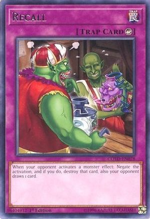 Recall (COTD-EN078) - Code of the Duelist 1st Edition - Premium Yugioh Single from Konami - Just $0.25! Shop now at Game Crave Tournament Store