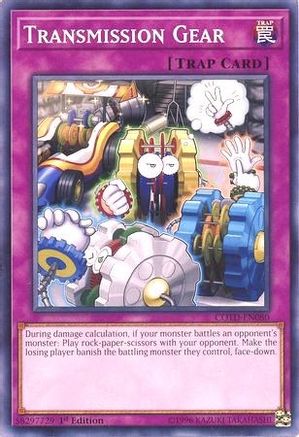 Transmission Gear (COTD-EN080) - Code of the Duelist 1st Edition - Premium Yugioh Single from Konami - Just $0.25! Shop now at Game Crave Tournament Store