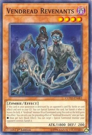 Vendread Revenants (COTD-EN083) - Code of the Duelist Unlimited - Premium Yugioh Single from Konami - Just $0.25! Shop now at Game Crave Tournament Store
