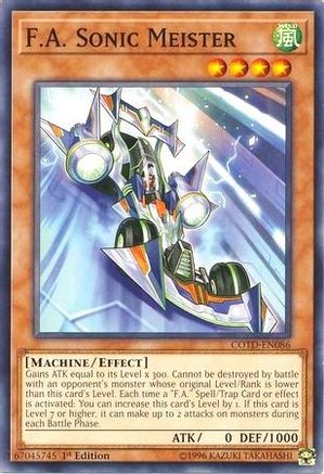 F.A. Sonic Meister (COTD-EN086) - Code of the Duelist 1st Edition - Premium Yugioh Single from Konami - Just $0.25! Shop now at Game Crave Tournament Store