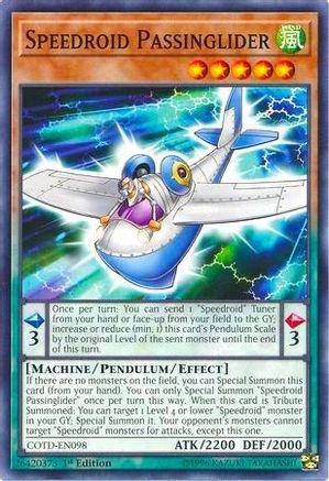 Speedroid Passinglider (COTD-EN098) - Code of the Duelist Unlimited - Premium Yugioh Single from Konami - Just $0.25! Shop now at Game Crave Tournament Store
