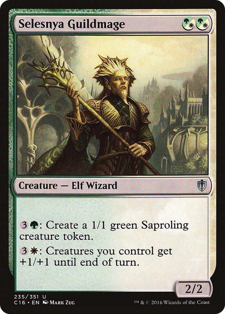 Selesnya Guildmage (C16-235) - Commander 2016 - Premium MTG Single from Wizards of the Coast - Just $0.25! Shop now at Game Crave Tournament Store