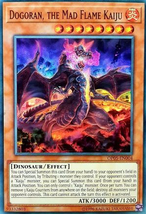 Dogoran, the Mad Flame Kaiju (OP05-EN004) - OTS Tournament Pack 5 Unlimited - Premium Yugioh Single from Konami - Just $0.61! Shop now at Game Crave Tournament Store