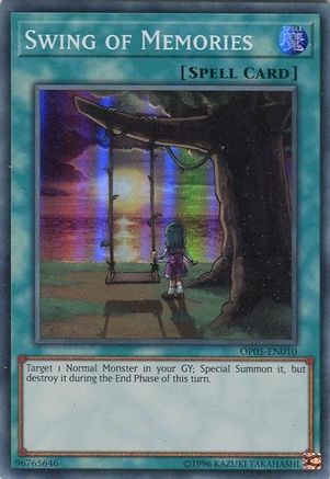 Swing of Memories (OP05-EN010) - OTS Tournament Pack 5 Unlimited - Premium Yugioh Single from Konami - Just $0.37! Shop now at Game Crave Tournament Store