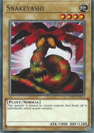 Snakeyashi (OP05-EN014) - OTS Tournament Pack 5 Unlimited - Premium Yugioh Single from Konami - Just $4.16! Shop now at Game Crave Tournament Store