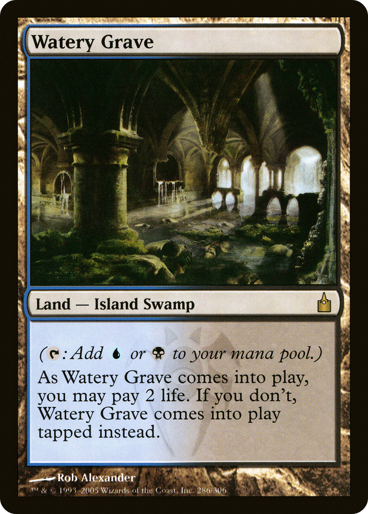 Watery Grave (RAV-286) - Ravnica: City of Guilds Foil - Premium MTG Single from Wizards of the Coast - Just $27.79! Shop now at Game Crave Tournament Store