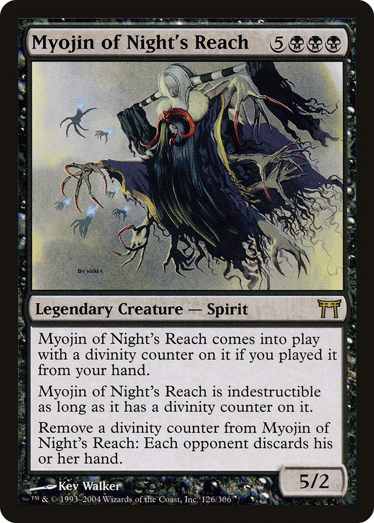 Myojin of Night's Reach (CHK-126) - Champions of Kamigawa - Premium MTG Single from Wizards of the Coast - Just $1.49! Shop now at Game Crave Tournament Store