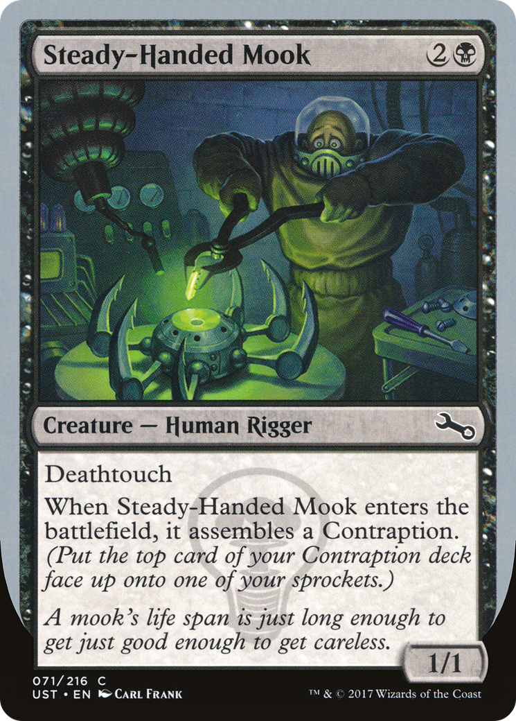 Steady-Handed Mook (UST-071) - Unstable Foil - Premium MTG Single from Wizards of the Coast - Just $0.08! Shop now at Game Crave Tournament Store