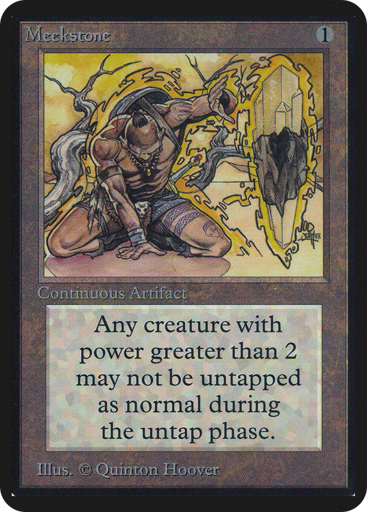 Meekstone (LEA-260) - Limited Edition Alpha - Premium MTG Single from Wizards of the Coast - Just $0! Shop now at Game Crave Tournament Store