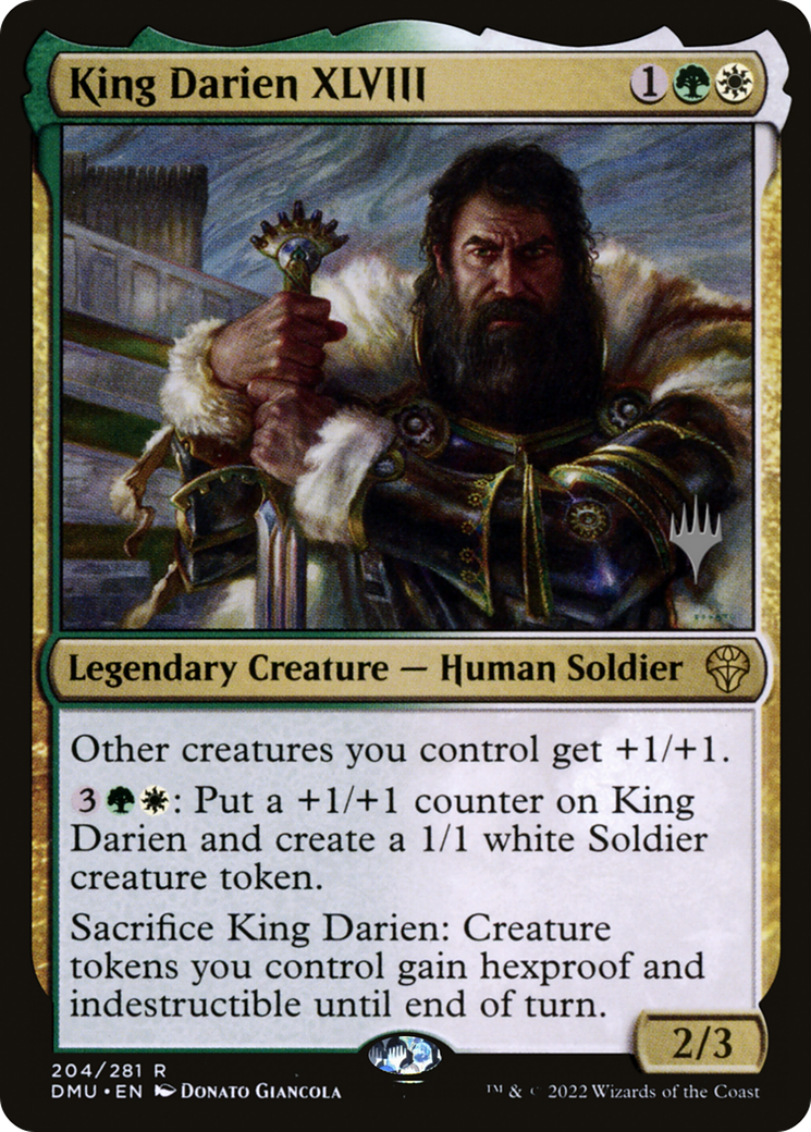 King Darien XLVIII (PDMU-204P) - Dominaria United Promos Foil - Premium MTG Single from Wizards of the Coast - Just $0.11! Shop now at Game Crave Tournament Store