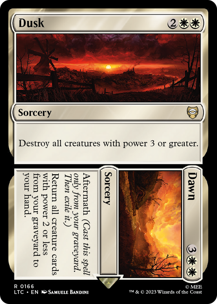 Dusk // Dawn (LTC-166) - Tales of Middle-earth Commander - Premium MTG Single from Wizards of the Coast - Just $0.08! Shop now at Game Crave Tournament Store