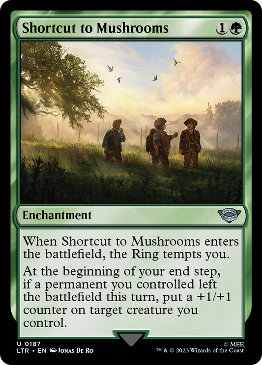 Shortcut to Mushrooms (LTR-187) - The Lord of the Rings: Tales of Middle-earth - Premium MTG Single from Wizards of the Coast - Just $0.08! Shop now at Game Crave Tournament Store