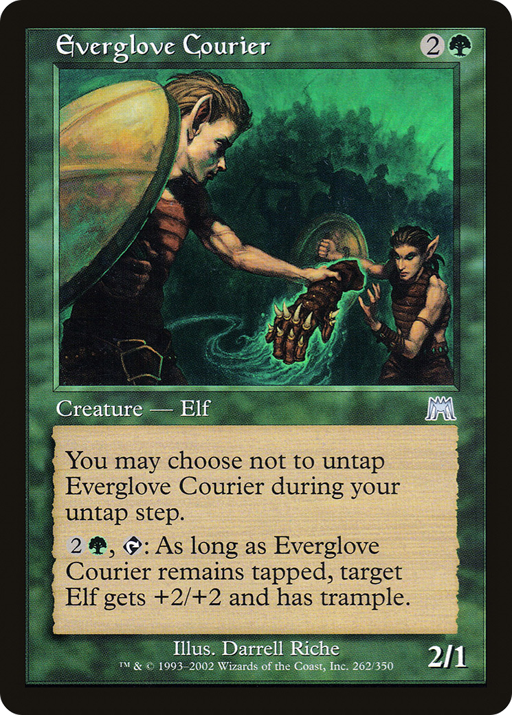 Everglove Courier (ONS-262) - Onslaught - Premium MTG Single from Wizards of the Coast - Just $0.25! Shop now at Game Crave Tournament Store