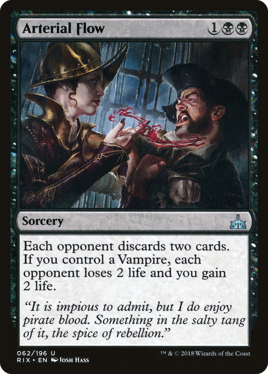 Arterial Flow (RIX-062) - Rivals of Ixalan Foil - Premium MTG Single from Wizards of the Coast - Just $1.29! Shop now at Game Crave Tournament Store