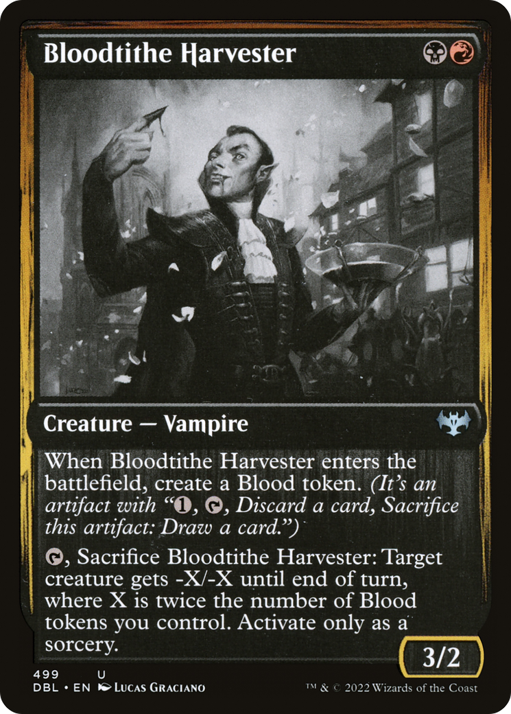 Bloodtithe Harvester (DBL-499) - Innistrad: Double Feature - Premium MTG Single from Wizards of the Coast - Just $0.10! Shop now at Game Crave Tournament Store