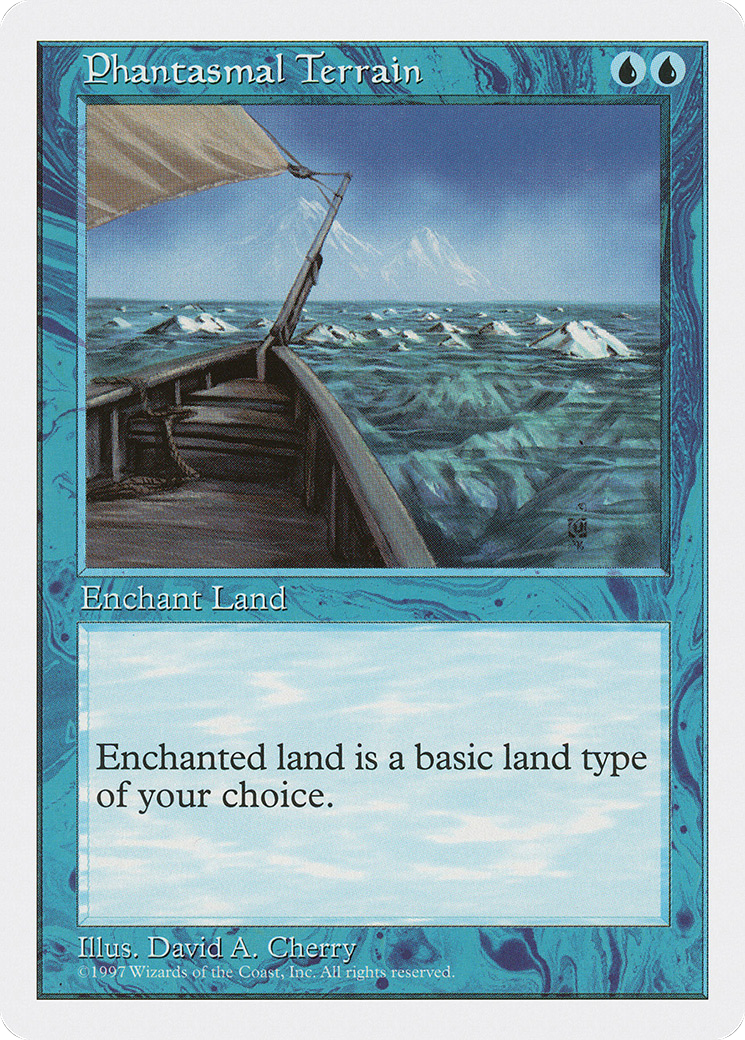 Phantasmal Terrain (5ED-107) - Fifth Edition - Premium MTG Single from Wizards of the Coast - Just $0.25! Shop now at Game Crave Tournament Store