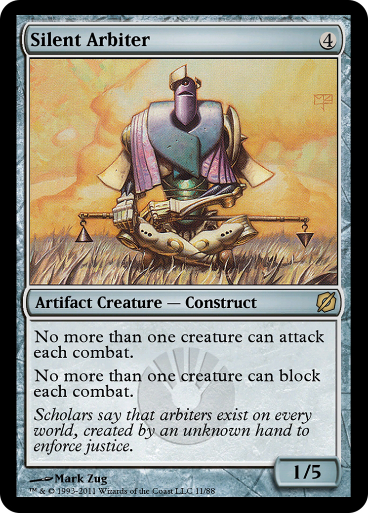 Silent Arbiter (TD2-011) - Duel Decks: Mirrodin Pure vs. New Phyrexia - Premium MTG Single from Wizards of the Coast - Just $0! Shop now at Game Crave Tournament Store