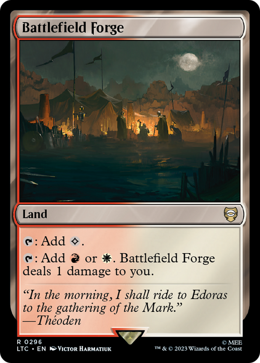 Battlefield Forge (LTC-296) - Tales of Middle-earth Commander - Premium MTG Single from Wizards of the Coast - Just $0.14! Shop now at Game Crave Tournament Store