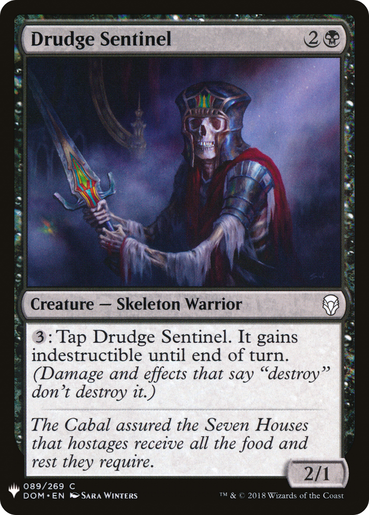 Drudge Sentinel (MB1-639) - Mystery Booster - Premium MTG Single from Wizards of the Coast - Just $0.25! Shop now at Game Crave Tournament Store